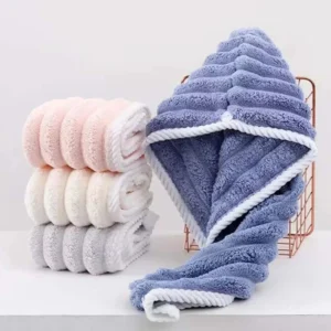 Microfiber Hair Towel (3 pcs)