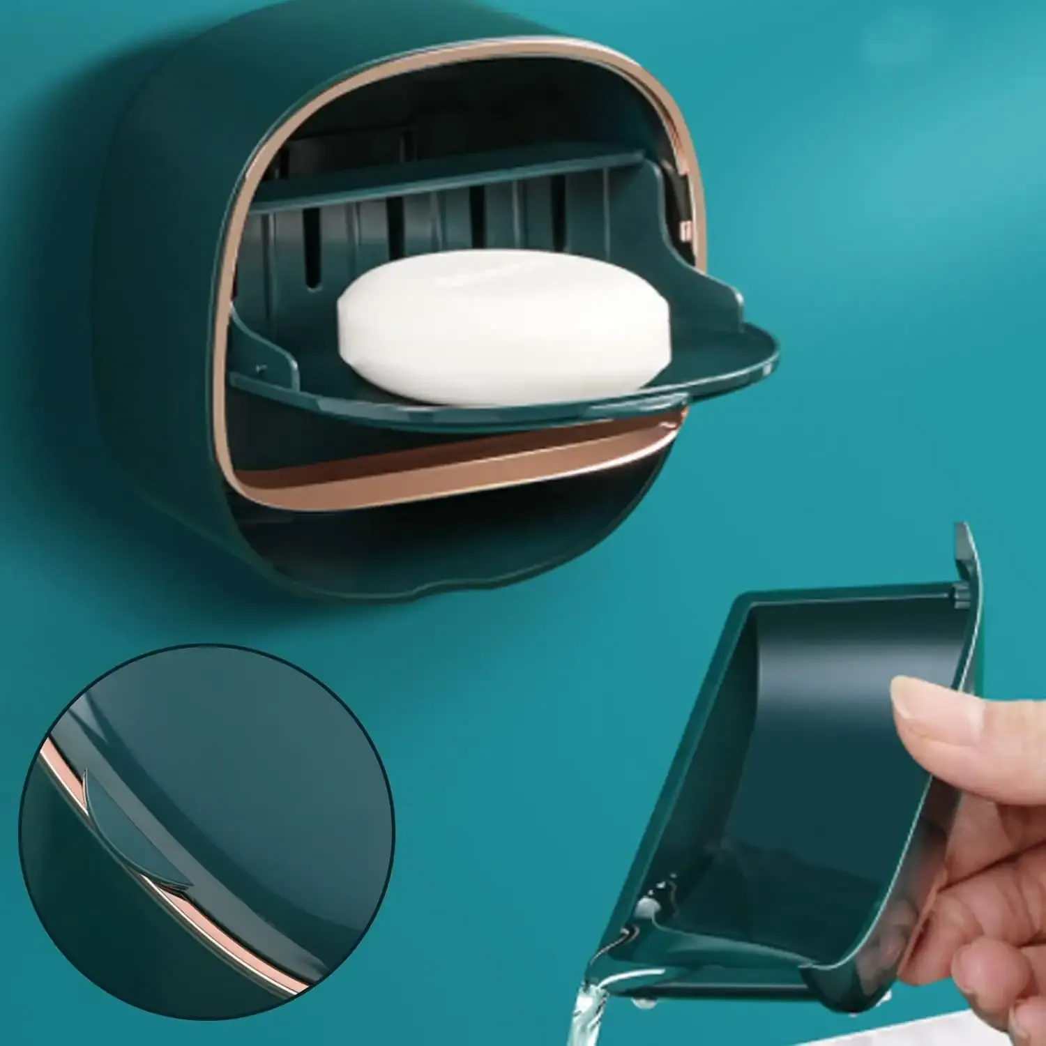 Luxury Soap Dispenser – Smart & Stylish Double Layer Soap Holder - Image 2