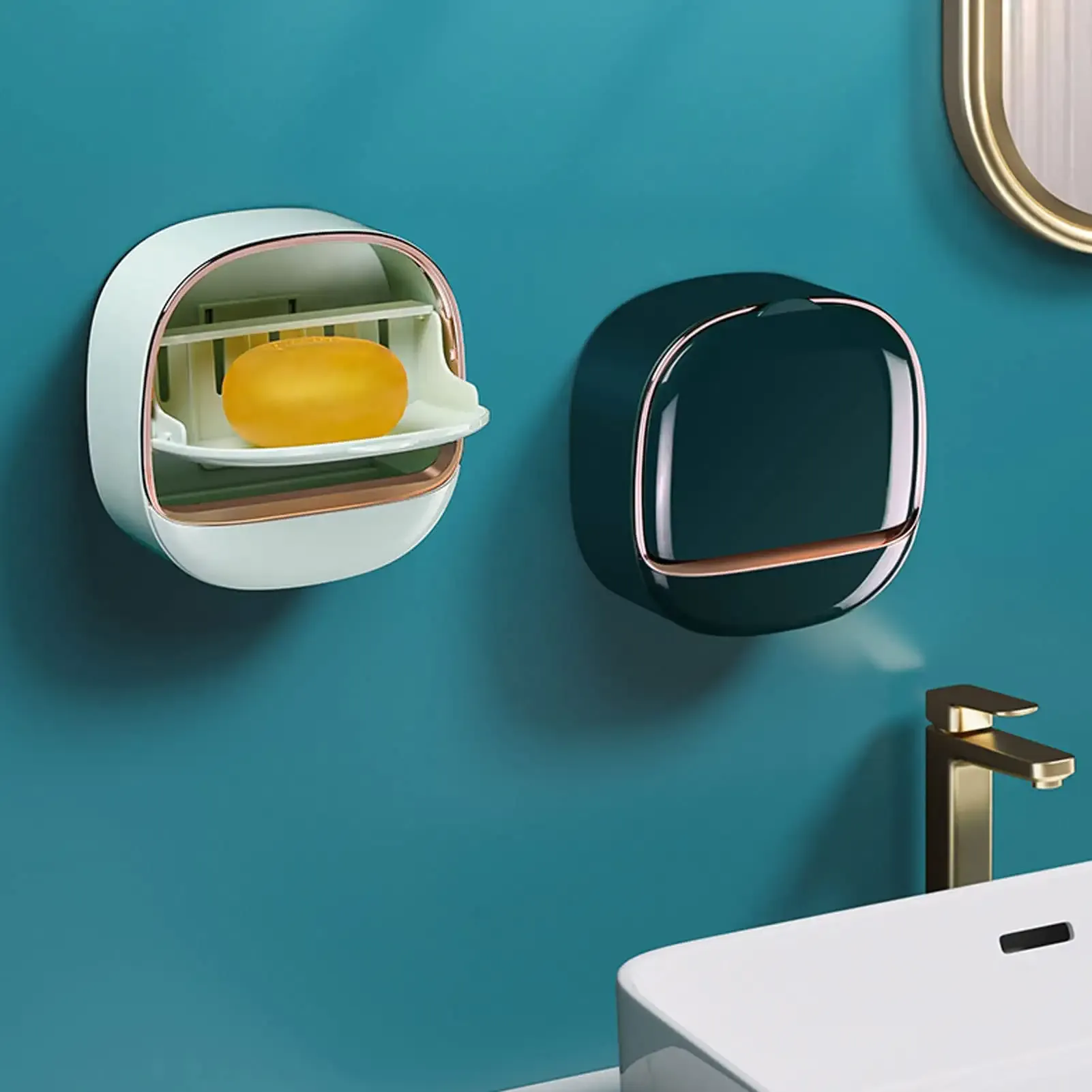 Luxury Soap Dispenser – Smart & Stylish Double Layer Soap Holder - Image 3